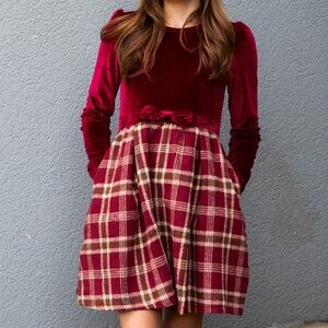 Adorable Red Velvet Kids Dress by Arshiner